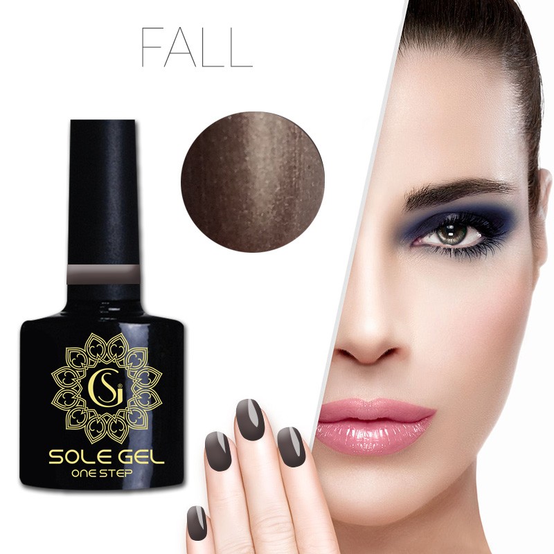 ONE STEP gelinis nagų lakas SOLE GEL LIGHT GREY 58 ONE STEP gelinis nagų lakas SOLE GEL LIGHT GREY 58