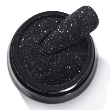 Spīdumi nagu mākslai BLACK SAND