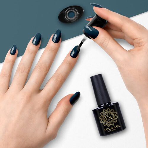 ONE STEP gēla laka SOLE GEL DARK TEAL 95