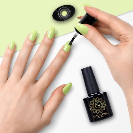 ONE STEP gēla laka SOLE GEL YELLOW LIME 468
