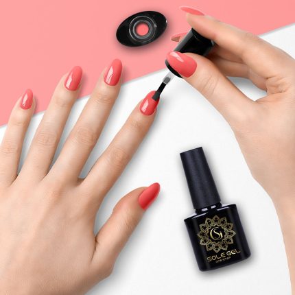 ONE STEP gelinis nagų lakas SOLE GEL FLAMINGO 90