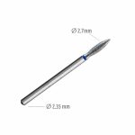 Dimanta frēzes uzgalis kutikulām - Drop, vidēji rupjš, Ø 2,7 mm