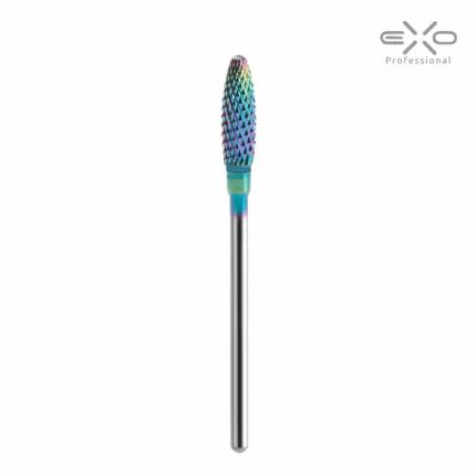 Cietā metāla sakausējuma nagu frēzes vidēji rupjš uzgalis EXO, kukurūzas forma