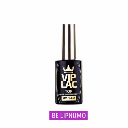 Noslēdzošais gēla lakas slānis VIP LAC TOP No Wipe bez lipīguma 5ml