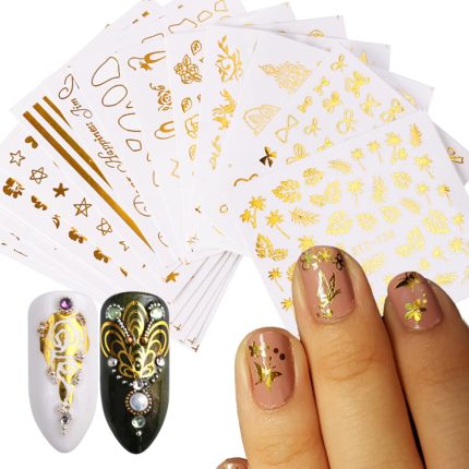 Nagu uzlīmju komplekts GOLD ELEMENTS 16vnt.