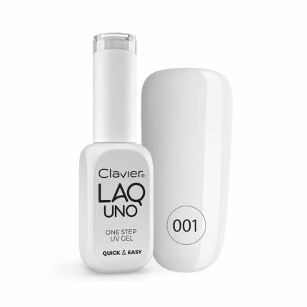 Gēla laka "trīs vienā" LaqUno 8ml. Prosecco 001