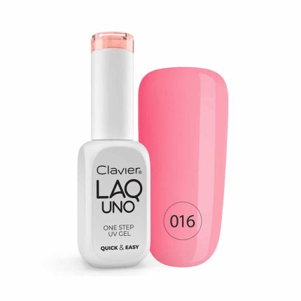 Gēla laka "trīs vienā" LaqUno One Step Gel 8ml. Sugar Fog 016