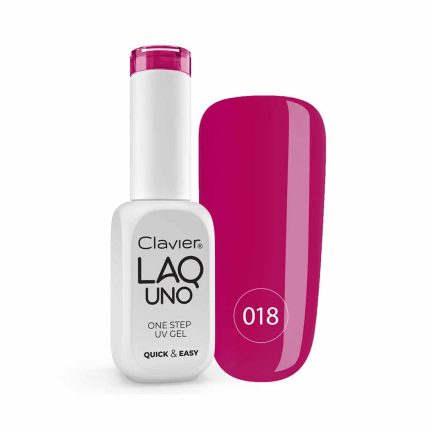 Gēla laka "trīs vienā" LaqUno One Step Gel 8ml. Cherry Bomb 018