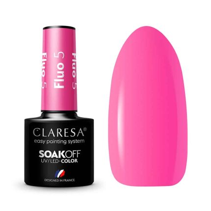Gēla nagu laka CLARESA Nr.5 FLUO 5g.