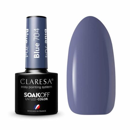 Gēla nagu laka CLARESA Nr. 704 Blue 5g.
