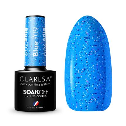 Gēla nagu laka CLARESA Nr. 709 Blue 5g.