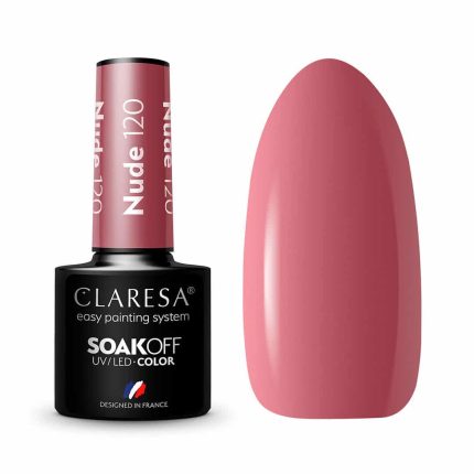 Gēla nagu laka CLARESA Nr. 120 Nude 5g.