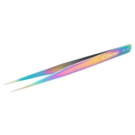 Nagu mākslas un skropstu pincete RAINBOW Straight
