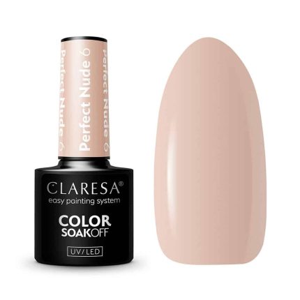 Gēla nagu laka CLARESA Nr.6 Perfect Nude 5g.