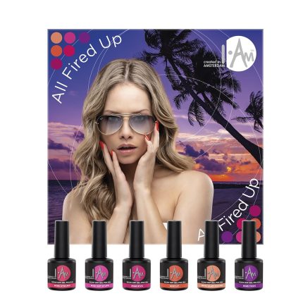 I.Am All Fired Up Collection - gēla laku krāsu kolekcija, 6*7ml.