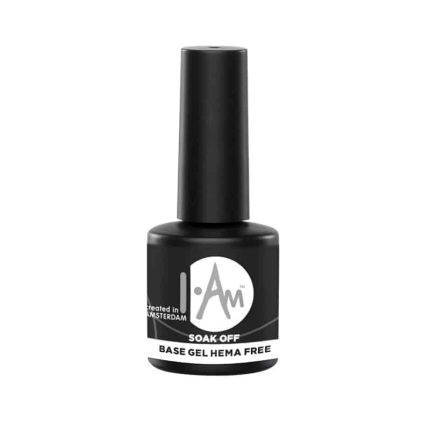 I.AM Soak Off Base Gel HEMA Free, 7ml.