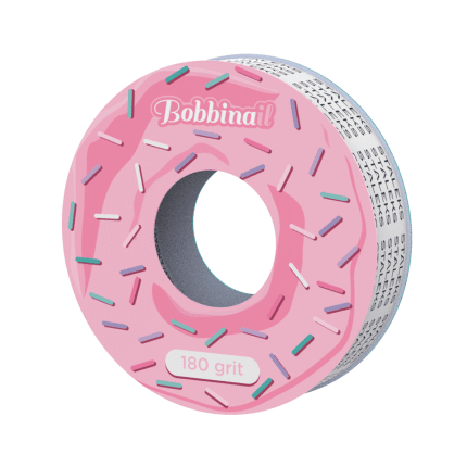 STALEKS PRO līmējams 180 gritu nagu vīles abrazīvs rullī, 8 metri