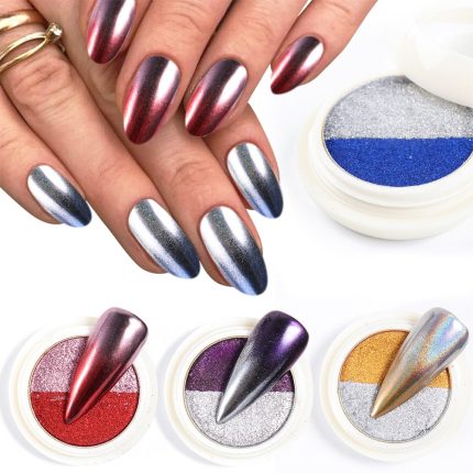 Efektai nagų dailei 2 spalvos