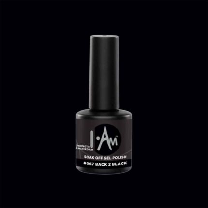 I.Am Soak Off Gel Polish gēla laka Nr.067 BACK 2 BLACK 7ml.