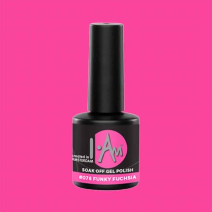 I.Am Soak Off Gel Polish gēla laka Nr.076 FUNKY FUCSHIA 7ml.