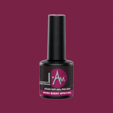 I.Am Soak Off Gel Polish gēla laka Nr.080 BERRY SPECIAL 7ml.