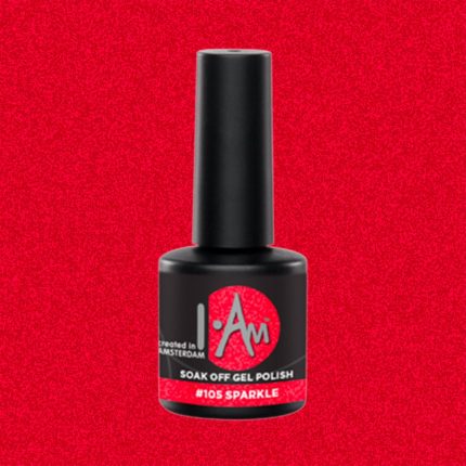 I.Am Soak Off Gel Polish gēla laka Nr.105 SPARKLE 7ml.
