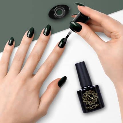 ONE STEP gēla nagu laka SOLE GEL DEEP GREEN 108