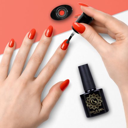 ONE STEP gēla nagu laka SOLE GEL TANGERINE 110