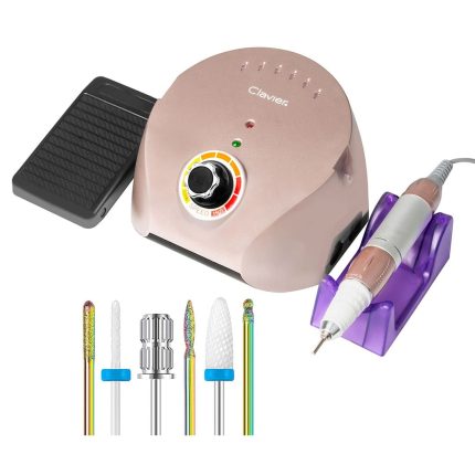 65 w profesionāla elektriskā nagu frēze līdz 35000 apgr./min FX-600 ROSE GOLD