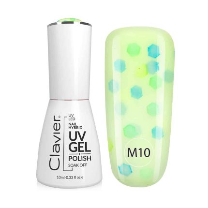 Gēla nagu laka Clavier LUXURY 10ml. Multi Flavors Pineapple M10