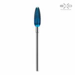 Cietā metāla sakausējuma nagu frēzes uzgalis EXO, vidēji rupjš, olīvu forma
