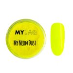 Pigmentēti putekļi nagu dekorēšanai My Neon Dust Yellow