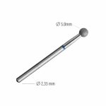 Dimanta frēzes uzgalis, vidēji rupjš, burbulis Ø 5mm