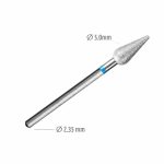 Vidēja rupjuma "bumbieru" formas dimanta frēzes uzgalis Ø 5 mm