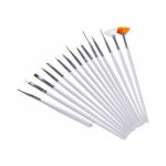 Nagu mākslas un gēla otu komplekts 15 gab.