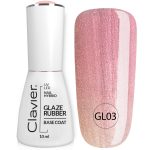 Krāsaina gumijas bāze nagiem Luxury GLAZE Rubber Base 10ml. Juicy GL03