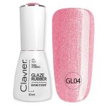 Krāsaina gumijas bāze nagiem Luxury GLAZE Rubber Base 10ml. Mellow GL04