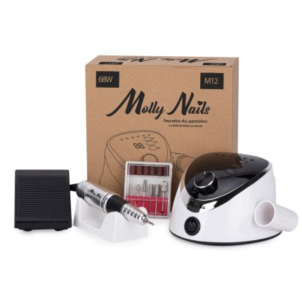 68W profesionāla manikīra/pedikīra frēze līdz 35 000 apgr./min Molly Nails M12 White