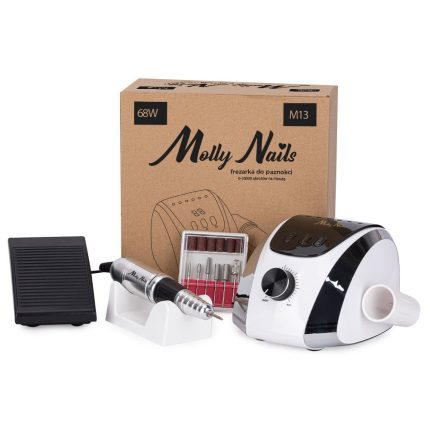68W profesionāla manikīra/pedikīra frēze līdz 35 000 apgr./min Molly Nails M13 White