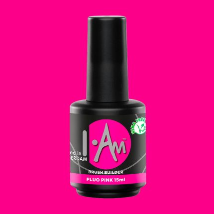 I.Am Brush Builder - gēls pudelītē, FLUO PINK, 15ml.