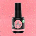 I.Am Brush Builder - gēls pudelītē, GLITTER PINK, 15ml.