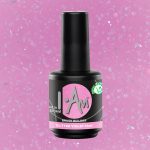 I.Am Brush Builder - gēls pudelītē, GLITTER VIOLET, 15ml.