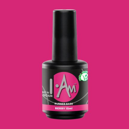 I.Am Rubber Base Berry, 15ml.