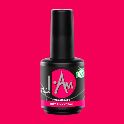 I.Am Rubber Base Hot Pinky, 15ml.