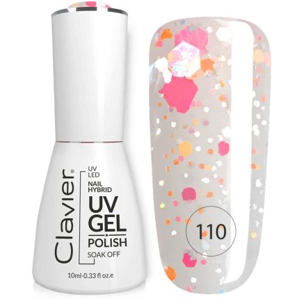 Gēla nagu laka Clavier LUXURY 10ml. Fizzy Drink Nr.110