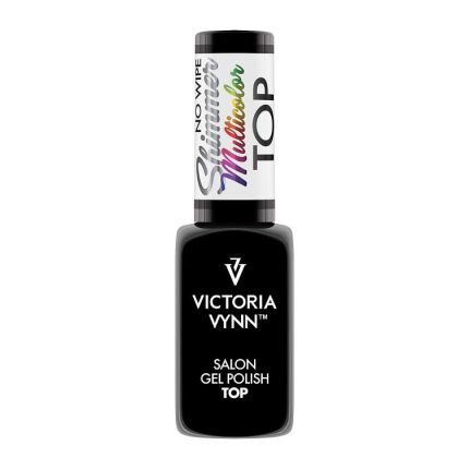 Virskārta bez līmvielas VICTORIA VYNN MULTICOLOR TOP NO WIPE 8ml.