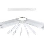 Nagu laku palete ar metāla turētāju Almond Clear