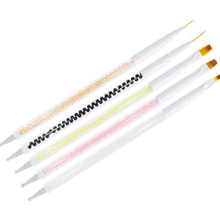 Divpusēju gēla otu un punktu komplekts Naildesign 5 gab.