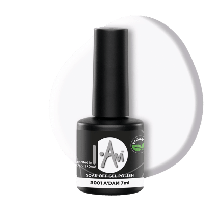 I.Am Soak Off Gel Polish gēla laka Nr.001 A'DAM 7ml.