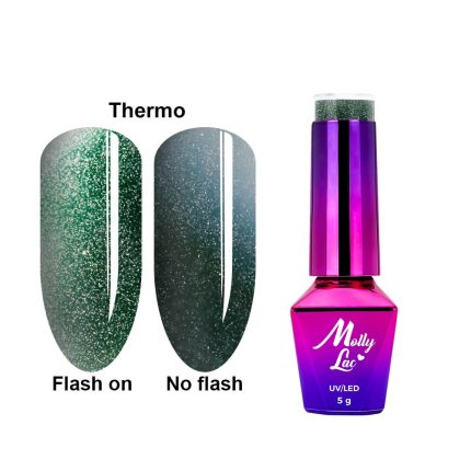 Gēla nagu laka Molly Lac 5g. Thermo Flashing Lights Rumour Nr.695